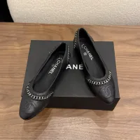 Cheap Chanel Flat Shoes For Women #1432532 Replica Wholesale [$122.00 USD] [ITEM#1432532] on Replica Chanel Flat Shoes