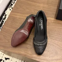 Cheap Chanel High-Heeled Shoes For Women #1432597 Replica Wholesale [$122.00 USD] [ITEM#1432597] on Replica Chanel High-Heeled Shoes