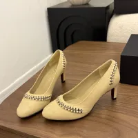 Cheap Chanel High-Heeled Shoes For Women #1432598 Replica Wholesale [$122.00 USD] [ITEM#1432598] on Replica Chanel High-Heeled Shoes