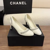 Cheap Chanel High-Heeled Shoes For Women #1432599 Replica Wholesale [$122.00 USD] [ITEM#1432599] on Replica Chanel High-Heeled Shoes