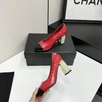 Cheap Chanel High-Heeled Shoes For Women #1432604 Replica Wholesale [$112.00 USD] [ITEM#1432604] on Replica Chanel High-Heeled Shoes