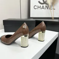 Cheap Chanel High-Heeled Shoes For Women #1432605 Replica Wholesale [$112.00 USD] [ITEM#1432605] on Replica Chanel High-Heeled Shoes