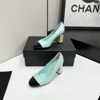 Cheap Chanel High-Heeled Shoes For Women #1432607 Replica Wholesale [$112.00 USD] [ITEM#1432607] on Replica Chanel High-Heeled Shoes