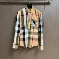 Cheap Burberry Shirts Long Sleeved For Men #1432619 Replica Wholesale [$60.00 USD] [ITEM#1432619] on Replica Burberry Shirts