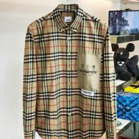 Cheap Burberry Shirts Long Sleeved For Men #1432636 Replica Wholesale [$64.00 USD] [ITEM#1432636] on Replica Burberry Shirts