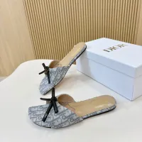 Cheap Christian Dior Slippers For Women #1432661 Replica Wholesale [$82.00 USD] [ITEM#1432661] on Replica Christian Dior Slippers