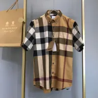 Cheap Burberry Shirts Short Sleeved For Men #1432662 Replica Wholesale [$56.00 USD] [ITEM#1432662] on Replica Burberry Shirts