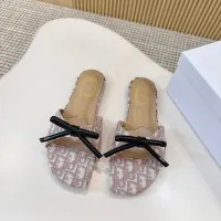 Cheap Christian Dior Slippers For Women #1432663 Replica Wholesale [$82.00 USD] [ITEM#1432663] on Replica Christian Dior Slippers