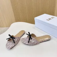 Cheap Christian Dior Slippers For Women #1432663 Replica Wholesale [$82.00 USD] [ITEM#1432663] on Replica Christian Dior Slippers