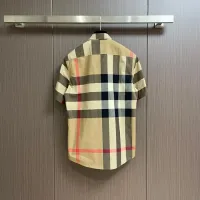 Cheap Burberry Shirts Short Sleeved For Men #1432664 Replica Wholesale [$56.00 USD] [ITEM#1432664] on Replica Burberry Shirts