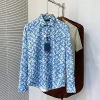 Cheap Louis Vuitton LV Shirts Long Sleeved For Men #1432679 Replica Wholesale [$72.00 USD] [ITEM#1432679] on Replica Louis Vuitton LV Shirts