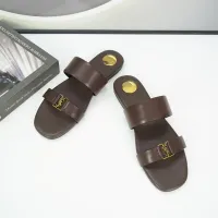 Cheap Yves Saint Laurent YSL Slippers For Women #1432763 Replica Wholesale [$88.00 USD] [ITEM#1432763] on Replica Yves Saint Laurent YSL Slippers