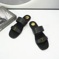 Cheap Yves Saint Laurent YSL Slippers For Women #1432766 Replica Wholesale [$88.00 USD] [ITEM#1432766] on Replica Yves Saint Laurent YSL Slippers