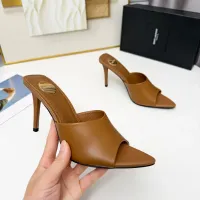 Cheap Yves Saint Laurent YSL Slippers For Women #1432779 Replica Wholesale [$88.00 USD] [ITEM#1432779] on Replica Yves Saint Laurent YSL Slippers