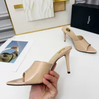 Cheap Yves Saint Laurent YSL Slippers For Women #1432783 Replica Wholesale [$88.00 USD] [ITEM#1432783] on Replica Yves Saint Laurent YSL Slippers