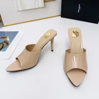 Cheap Yves Saint Laurent YSL Slippers For Women #1432783 Replica Wholesale [$88.00 USD] [ITEM#1432783] on Replica Yves Saint Laurent YSL Slippers