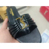 Cheap Yves Saint Laurent YSL Slippers For Women #1432789 Replica Wholesale [$98.00 USD] [ITEM#1432789] on Replica Yves Saint Laurent YSL Slippers