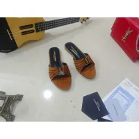 Cheap Yves Saint Laurent YSL Slippers For Women #1432790 Replica Wholesale [$98.00 USD] [ITEM#1432790] on Replica Yves Saint Laurent YSL Slippers