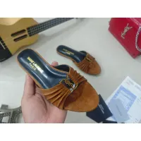 Cheap Yves Saint Laurent YSL Slippers For Women #1432790 Replica Wholesale [$98.00 USD] [ITEM#1432790] on Replica Yves Saint Laurent YSL Slippers