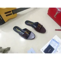 Cheap Yves Saint Laurent YSL Slippers For Women #1432795 Replica Wholesale [$98.00 USD] [ITEM#1432795] on Replica Yves Saint Laurent YSL Slippers