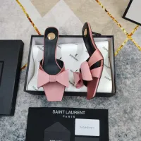 Cheap Yves Saint Laurent YSL Slippers For Women #1432802 Replica Wholesale [$112.00 USD] [ITEM#1432802] on Replica Yves Saint Laurent YSL Slippers