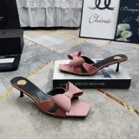 Cheap Yves Saint Laurent YSL Slippers For Women #1432802 Replica Wholesale [$112.00 USD] [ITEM#1432802] on Replica Yves Saint Laurent YSL Slippers