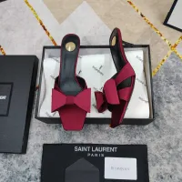 Cheap Yves Saint Laurent YSL Slippers For Women #1432803 Replica Wholesale [$112.00 USD] [ITEM#1432803] on Replica Yves Saint Laurent YSL Slippers