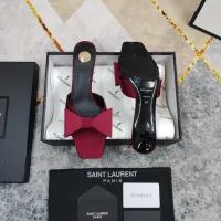 Cheap Yves Saint Laurent YSL Slippers For Women #1432803 Replica Wholesale [$112.00 USD] [ITEM#1432803] on Replica Yves Saint Laurent YSL Slippers