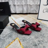 Cheap Yves Saint Laurent YSL Slippers For Women #1432803 Replica Wholesale [$112.00 USD] [ITEM#1432803] on Replica Yves Saint Laurent YSL Slippers