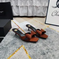 Cheap Yves Saint Laurent YSL Slippers For Women #1432804 Replica Wholesale [$112.00 USD] [ITEM#1432804] on Replica Yves Saint Laurent YSL Slippers