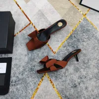 Cheap Yves Saint Laurent YSL Slippers For Women #1432804 Replica Wholesale [$112.00 USD] [ITEM#1432804] on Replica Yves Saint Laurent YSL Slippers