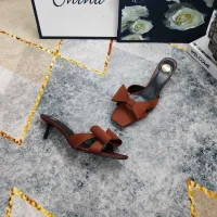 Cheap Yves Saint Laurent YSL Slippers For Women #1432804 Replica Wholesale [$112.00 USD] [ITEM#1432804] on Replica Yves Saint Laurent YSL Slippers