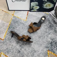 Cheap Yves Saint Laurent YSL Slippers For Women #1432805 Replica Wholesale [$112.00 USD] [ITEM#1432805] on Replica Yves Saint Laurent YSL Slippers