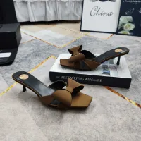 Cheap Yves Saint Laurent YSL Slippers For Women #1432805 Replica Wholesale [$112.00 USD] [ITEM#1432805] on Replica Yves Saint Laurent YSL Slippers