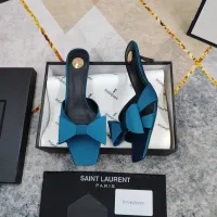 Cheap Yves Saint Laurent YSL Slippers For Women #1432806 Replica Wholesale [$112.00 USD] [ITEM#1432806] on Replica Yves Saint Laurent YSL Slippers