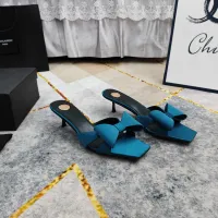 Cheap Yves Saint Laurent YSL Slippers For Women #1432806 Replica Wholesale [$112.00 USD] [ITEM#1432806] on Replica Yves Saint Laurent YSL Slippers