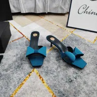 Cheap Yves Saint Laurent YSL Slippers For Women #1432806 Replica Wholesale [$112.00 USD] [ITEM#1432806] on Replica Yves Saint Laurent YSL Slippers