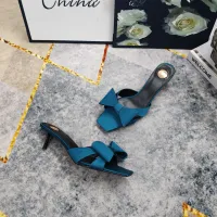 Cheap Yves Saint Laurent YSL Slippers For Women #1432806 Replica Wholesale [$112.00 USD] [ITEM#1432806] on Replica Yves Saint Laurent YSL Slippers