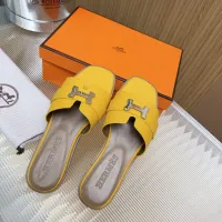 Cheap Hermes Slippers For Women #1432808 Replica Wholesale [$82.00 USD] [ITEM#1432808] on Replica Hermes Slippers